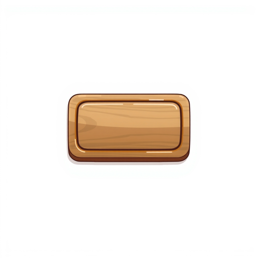 square push button wooden texture anime style by मुफ्त एआई छवि जनरेटर - बिना लॉगिन के✨ | AIGAZOU