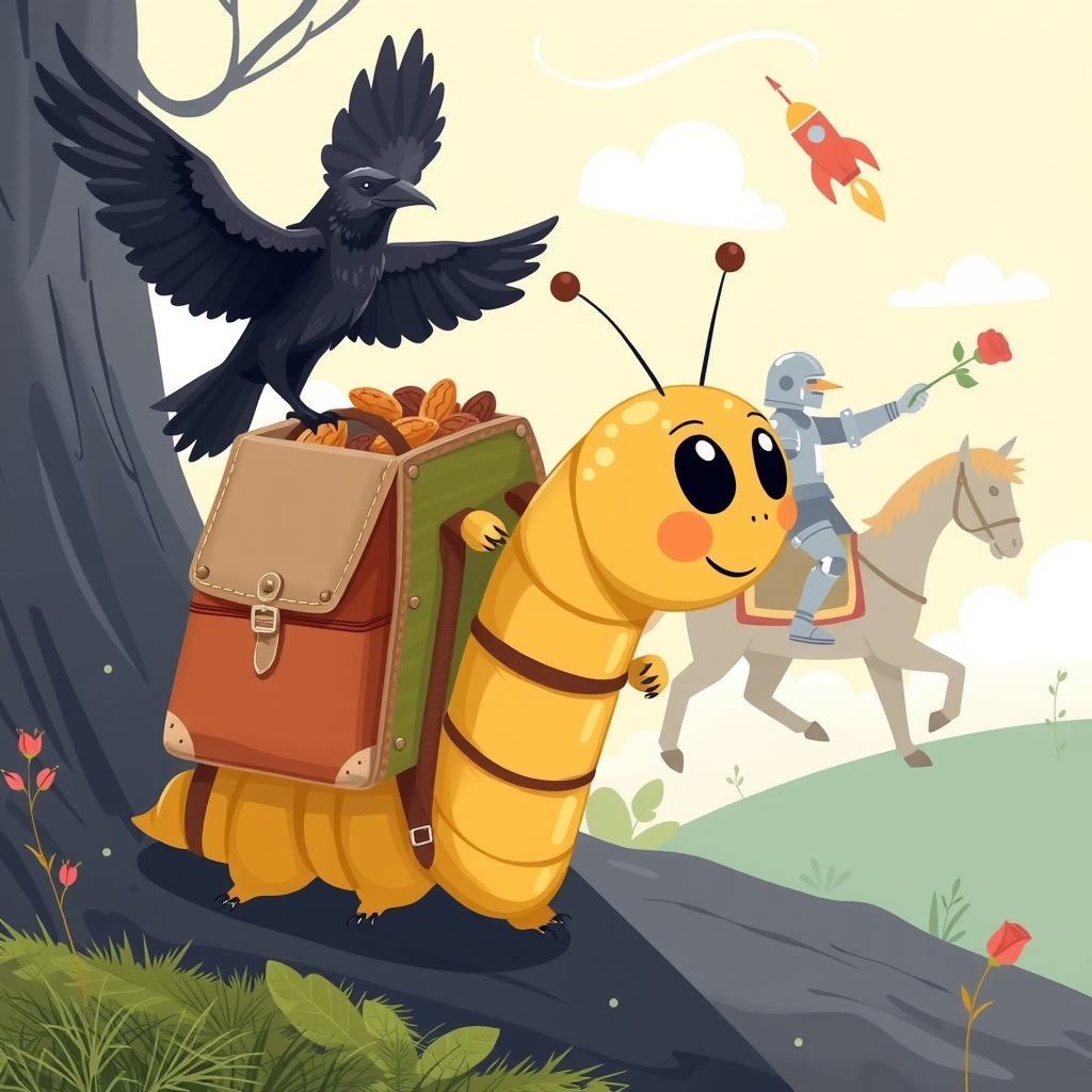 caterpillar backpack raisins raven rocket knight horse rose by मुफ्त एआई छवि जनरेटर - बिना लॉगिन के✨ | AIGAZOU