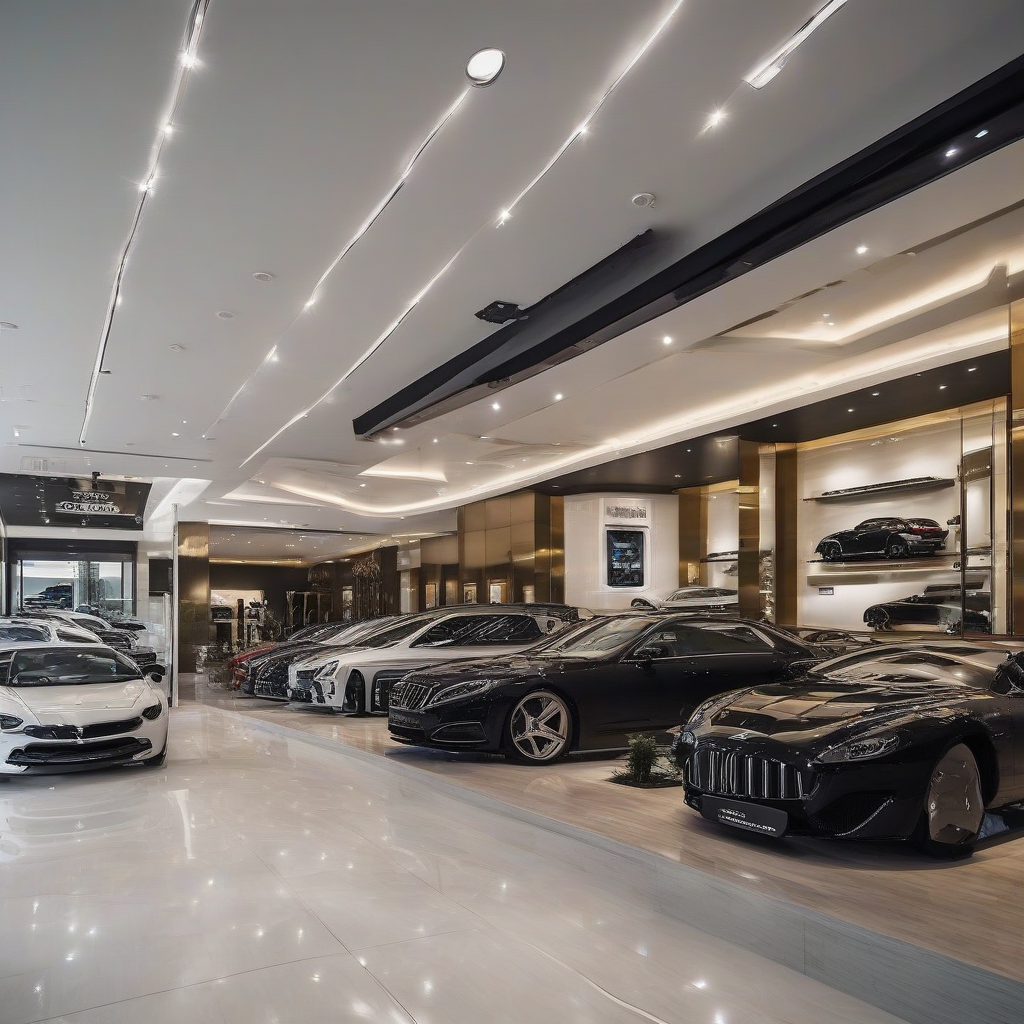 luxury watch store and car dealership by मुफ्त एआई छवि जनरेटर - बिना लॉगिन के✨ | AIGAZOU