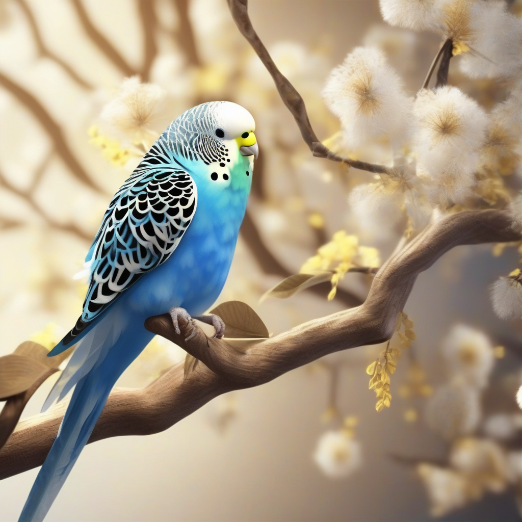 create a photorealistic image of a blue budgie by मुफ्त एआई छवि जनरेटर - बिना लॉगिन के✨ | AIGAZOU