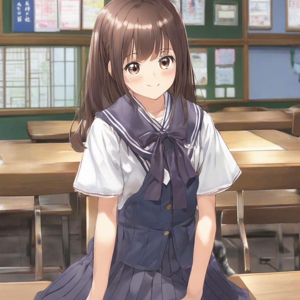 today the cutest middle school girl in japan is decided by मुफ्त एआई छवि जनरेटर - बिना लॉगिन के✨ | AIGAZOU