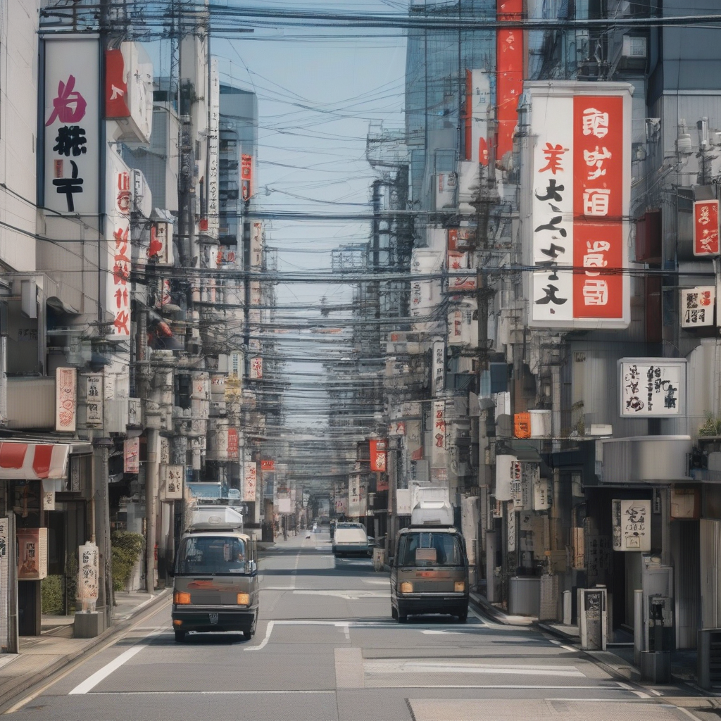 modern japanese urban landscape lacking popularity by मुफ्त एआई छवि जनरेटर - बिना लॉगिन के✨ | AIGAZOU