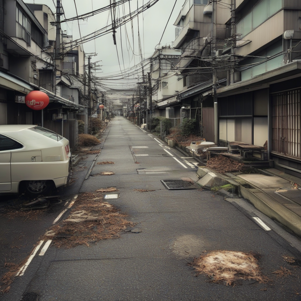 japanese streets feeling abandoned by मुफ्त एआई छवि जनरेटर - बिना लॉगिन के✨ | AIGAZOU