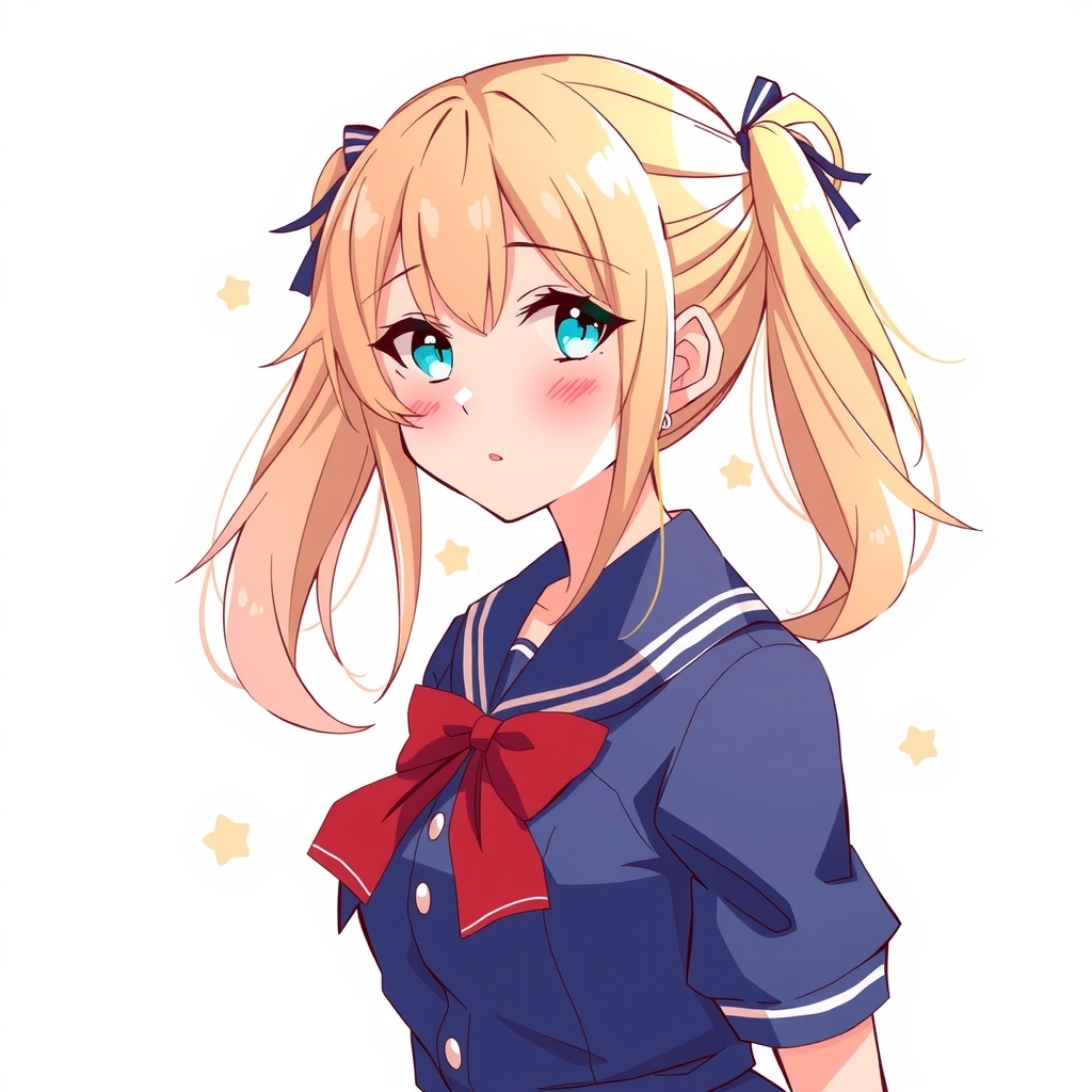 blonde hair uniform twintails by मुफ्त एआई छवि जनरेटर - बिना लॉगिन के✨ | AIGAZOU