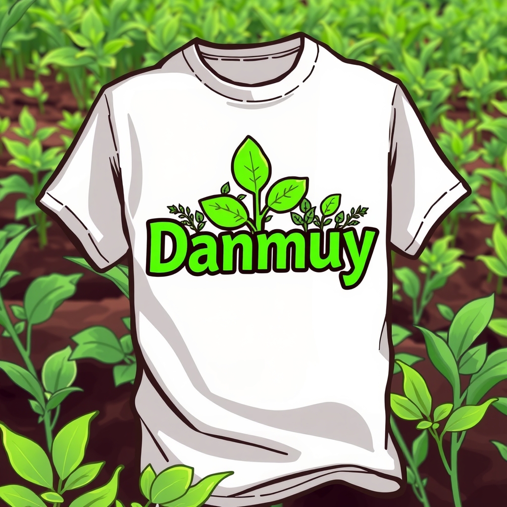 danmuy name highlighted green agronomy tshirt by Générateur d'images par IA gratuit - Aucune connexion nécessaire✨ | AIGAZOU