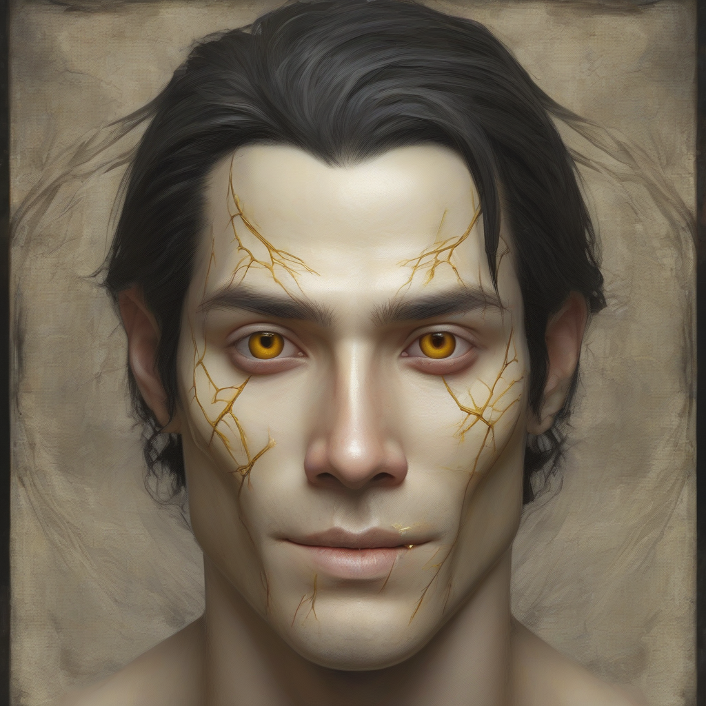 tall muscular man with pale skin and dark hair by Générateur d'images par IA gratuit - Aucune connexion nécessaire✨ | AIGAZOU