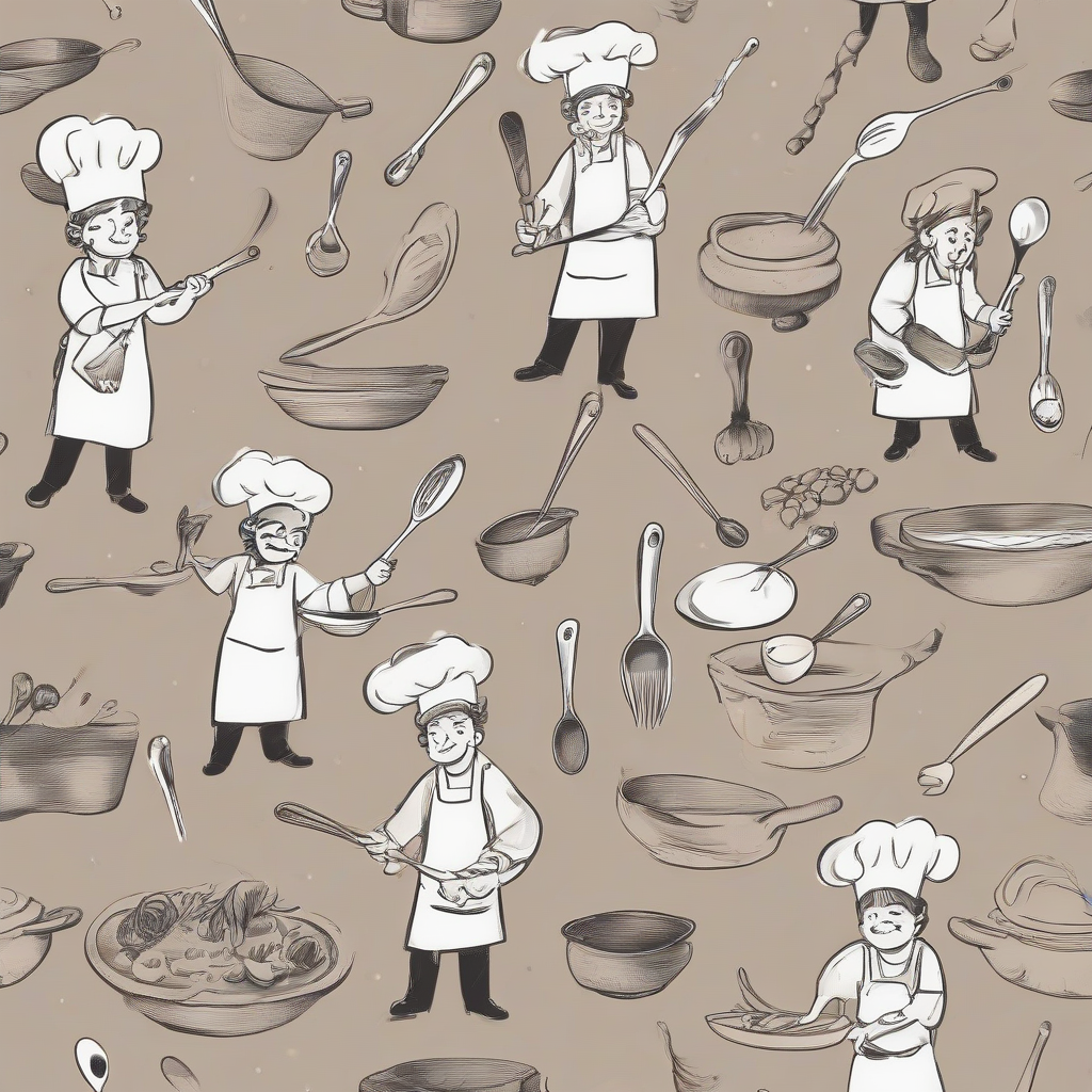 some chefs with spoons by मुफ्त एआई छवि जनरेटर - बिना लॉगिन के✨ | AIGAZOU