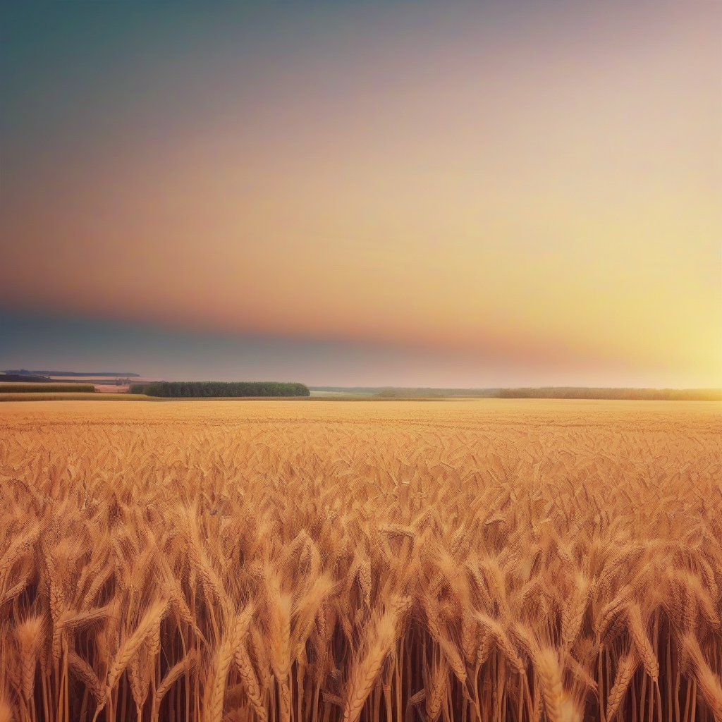 wheat field at sunrise panoramic style by मुफ्त एआई छवि जनरेटर - बिना लॉगिन के✨ | AIGAZOU