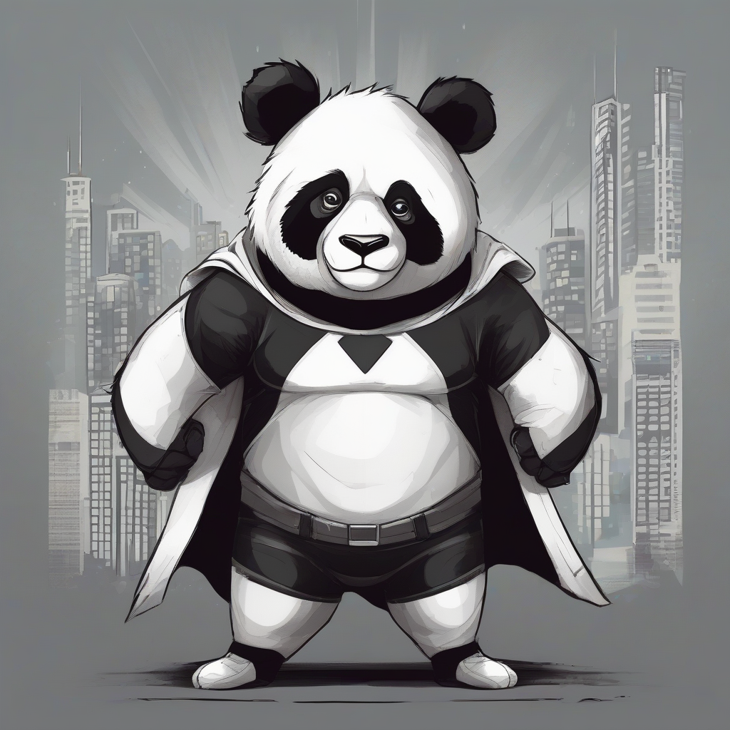 a superhero as a panda by Générateur d'images par IA gratuit - Aucune connexion nécessaire✨ | AIGAZOU