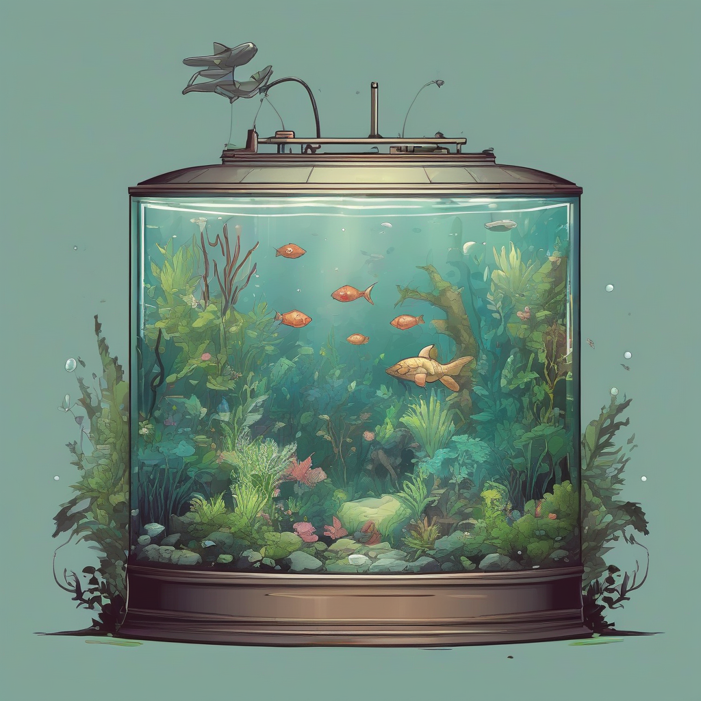 aquarium in the forest by मुफ्त एआई छवि जनरेटर - बिना लॉगिन के✨ | AIGAZOU