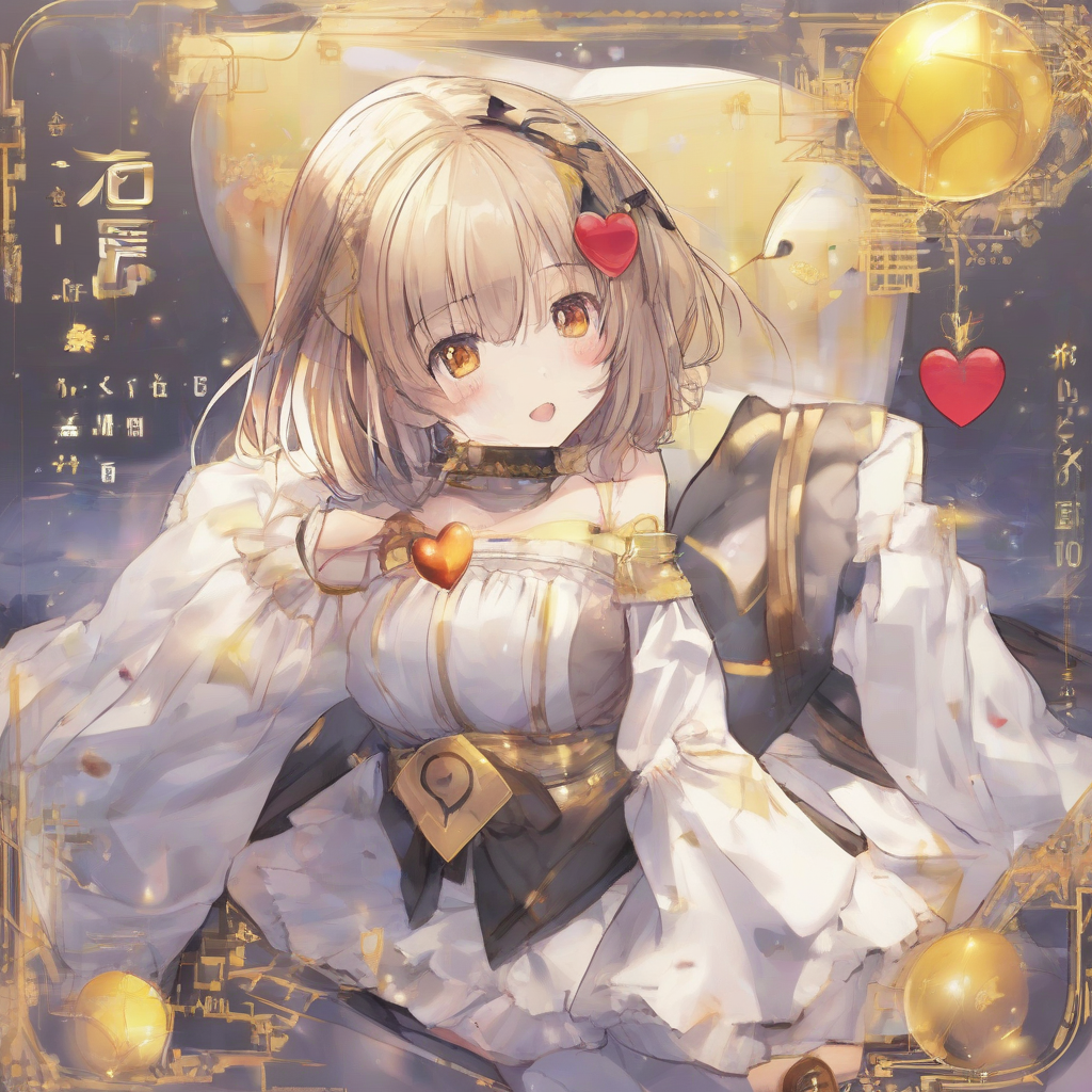 my heart disk is 100 terabits manmaru me koi suru otome by Générateur d'images par IA gratuit - Aucune connexion nécessaire✨ | AIGAZOU