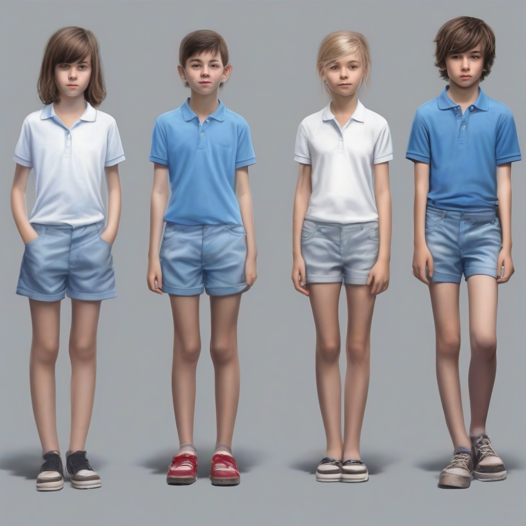 photo realistic 2 girls 2 boys 16 years by Générateur d'images par IA gratuit - Aucune connexion nécessaire✨ | AIGAZOU