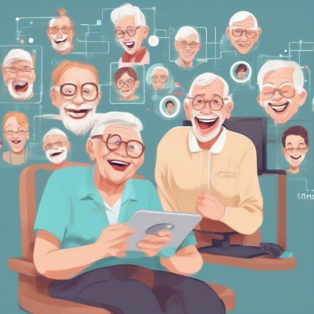 elderly facility ai communication effect by मुफ्त एआई छवि जनरेटर - बिना लॉगिन के✨ | AIGAZOU