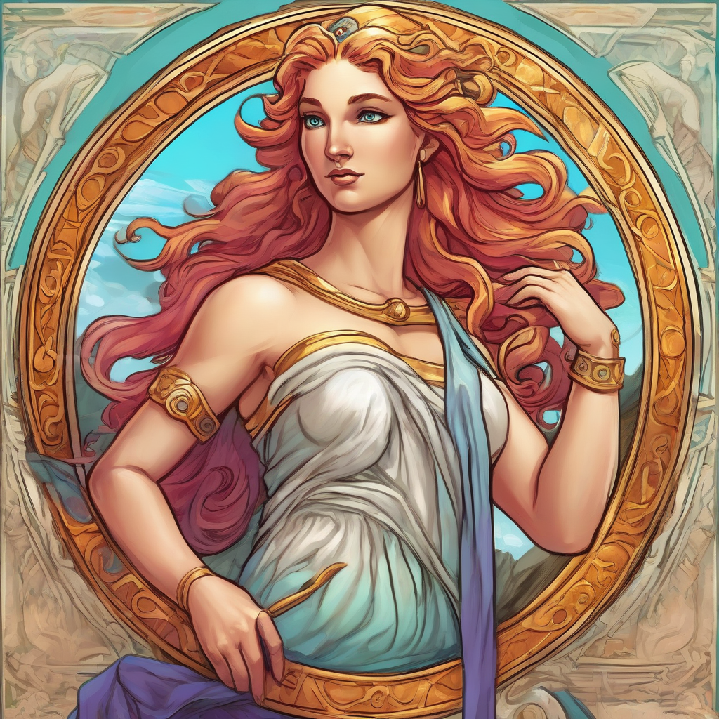 greek roman mythology character card aphrodite by मुफ्त एआई छवि जनरेटर - बिना लॉगिन के✨ | AIGAZOU