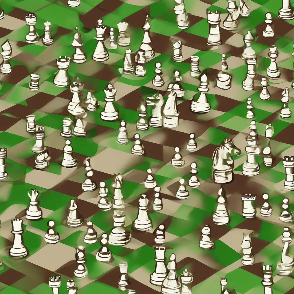 chess computer brown green by मुफ्त एआई छवि जनरेटर - बिना लॉगिन के✨ | AIGAZOU