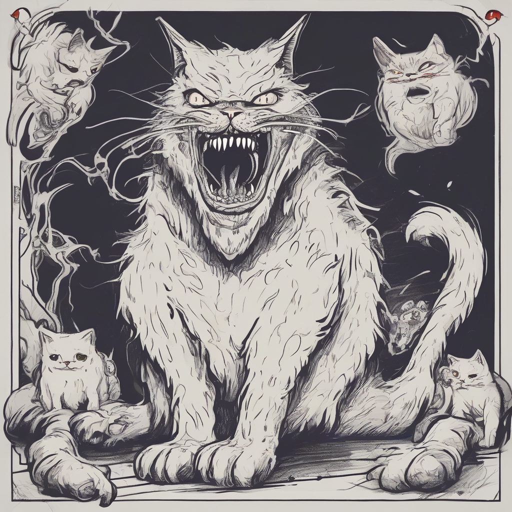 cat monster by Générateur d'images par IA gratuit - Aucune connexion nécessaire✨ | AIGAZOU