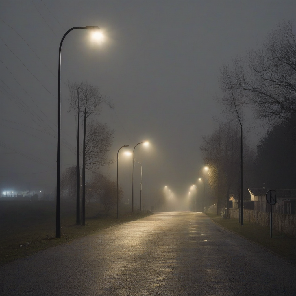 suburban street lamp with bulb by मुफ्त एआई छवि जनरेटर - बिना लॉगिन के✨ | AIGAZOU