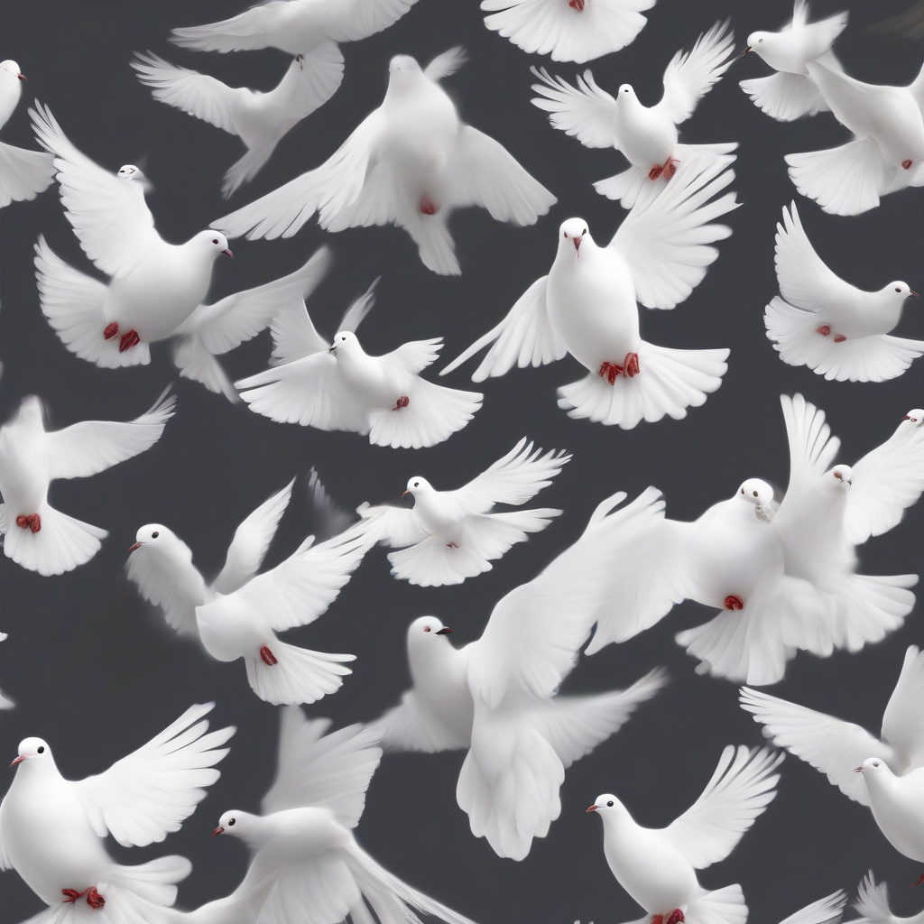 many white pigeons flying by मुफ्त एआई छवि जनरेटर - बिना लॉगिन के✨ | AIGAZOU