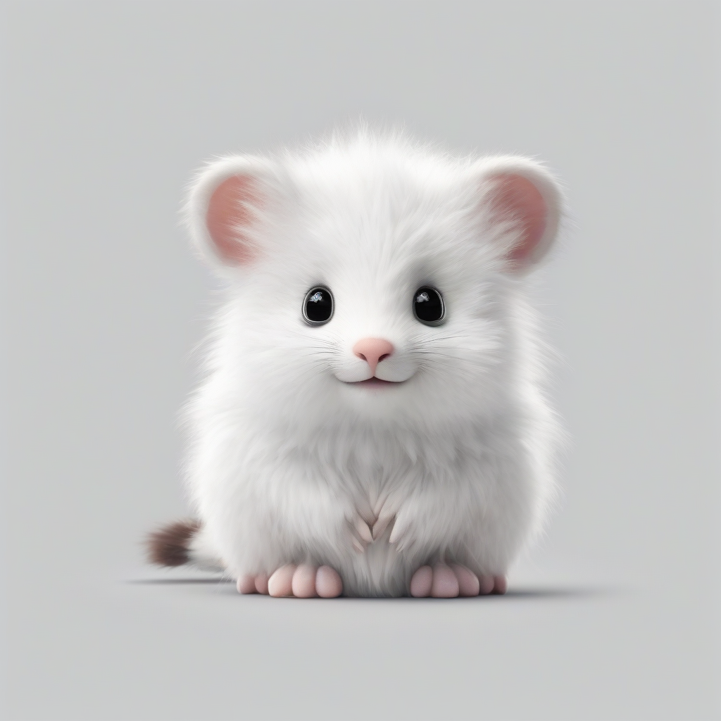 cute random animal pure white background by Générateur d'images par IA gratuit - Aucune connexion nécessaire✨ | AIGAZOU