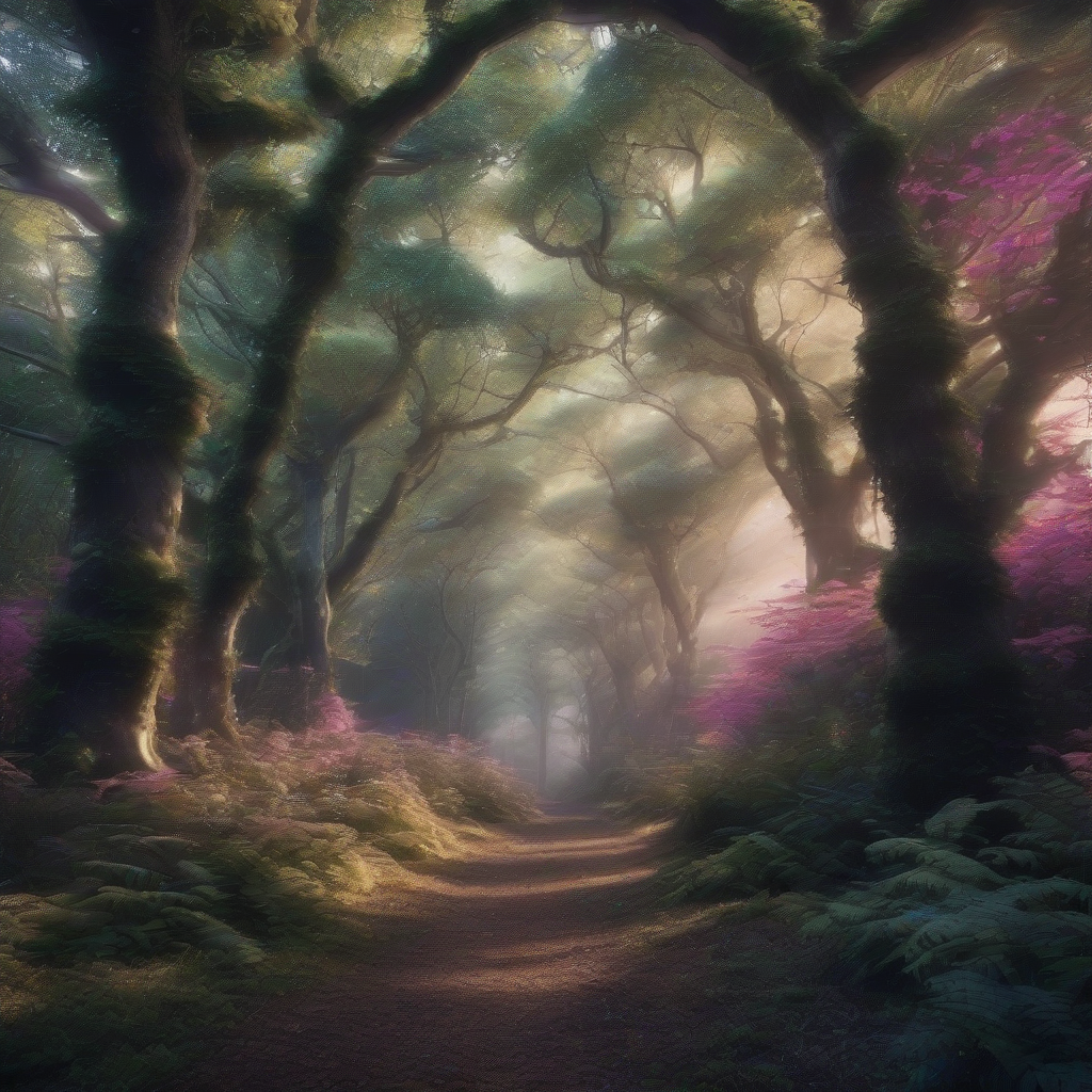 magical forest real genuine by Générateur d'images par IA gratuit - Aucune connexion nécessaire✨ | AIGAZOU