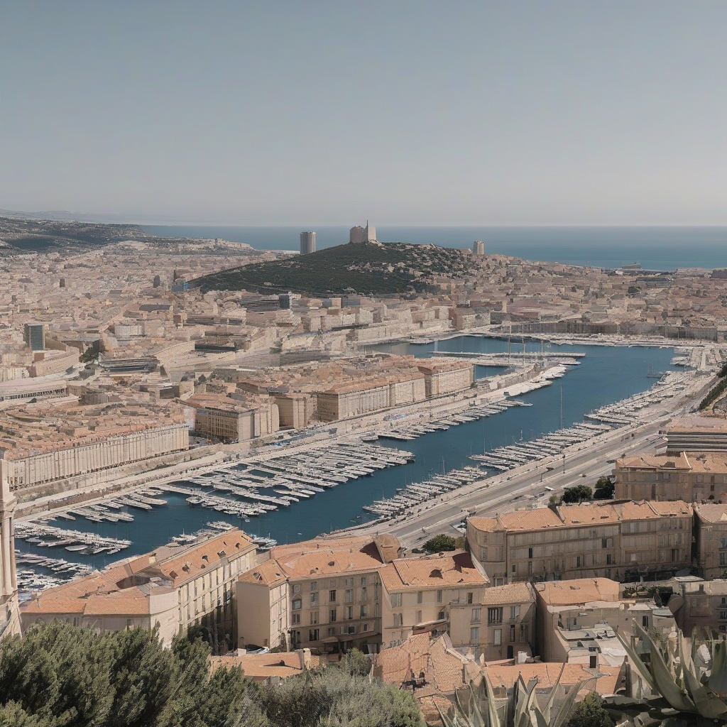 the city of marseille by मुफ्त एआई छवि जनरेटर - बिना लॉगिन के✨ | AIGAZOU