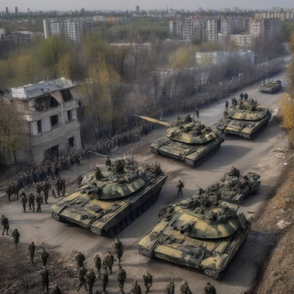 victory of ukraine over russian invasion by 免费AI图像生成工具 | AIGAZOU