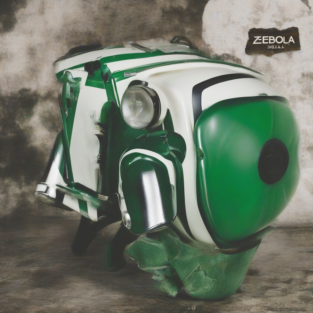 zebola brand zebola on old with green white colors by मुफ्त एआई छवि जनरेटर - बिना लॉगिन के✨ | AIGAZOU