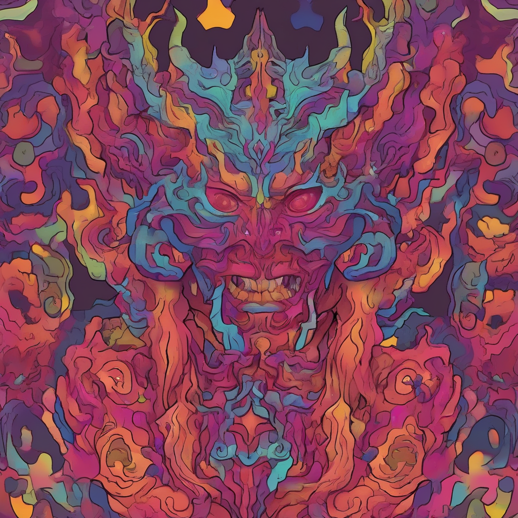 colorful demon by मुफ्त एआई छवि जनरेटर - बिना लॉगिन के✨ | AIGAZOU