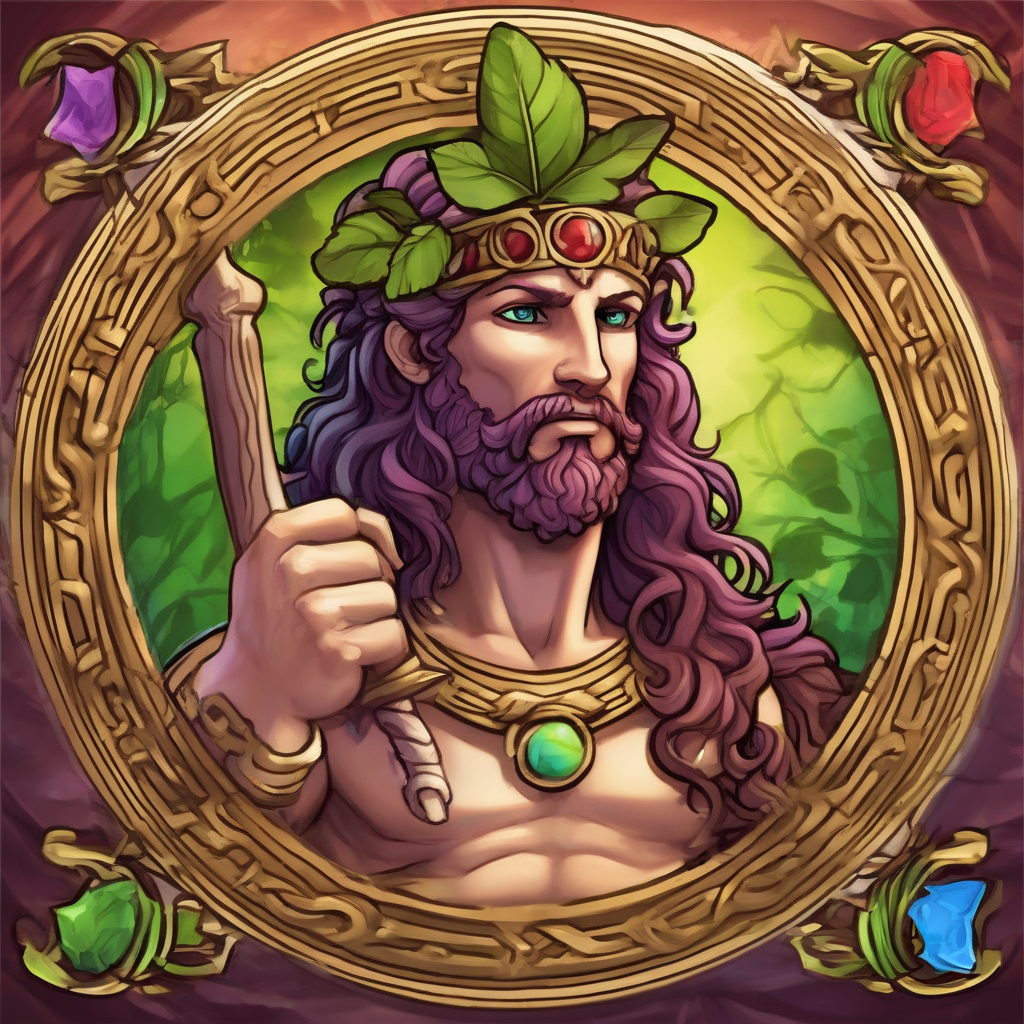 greek roman mythology dionysus for board game card by मुफ्त एआई छवि जनरेटर - बिना लॉगिन के✨ | AIGAZOU