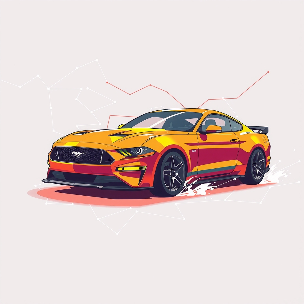 mustang der ein netzmodell bearbeitet by मुफ्त एआई छवि जनरेटर - बिना लॉगिन के✨ | AIGAZOU