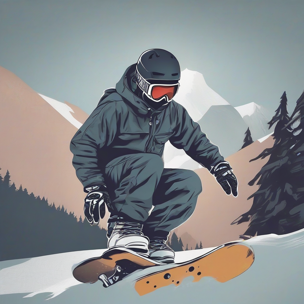 snowboard poster by Générateur d'images par IA gratuit - Aucune connexion nécessaire✨ | AIGAZOU