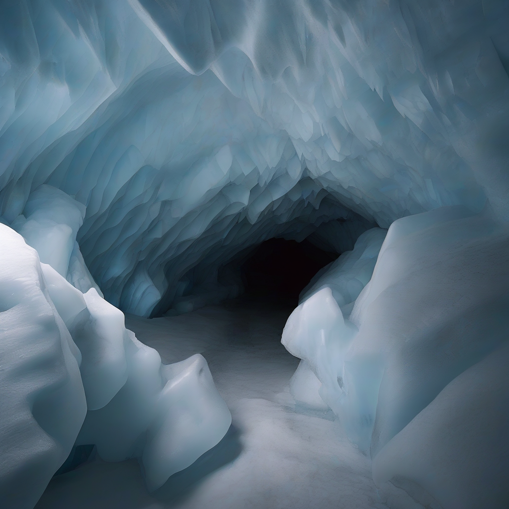 dark broad glacial cave by मुफ्त एआई छवि जनरेटर - बिना लॉगिन के✨ | AIGAZOU