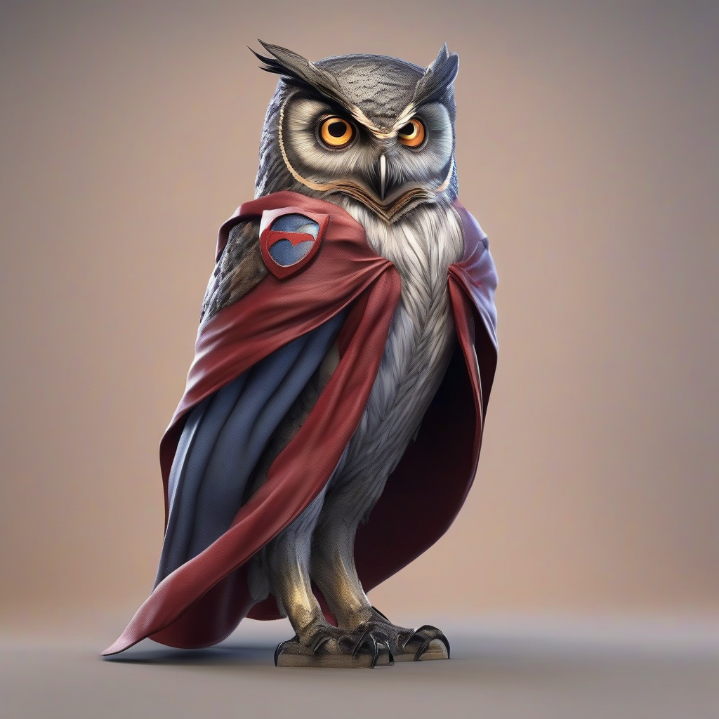 superheroes with cape owl very realistic by मुफ्त एआई छवि जनरेटर - बिना लॉगिन के✨ | AIGAZOU