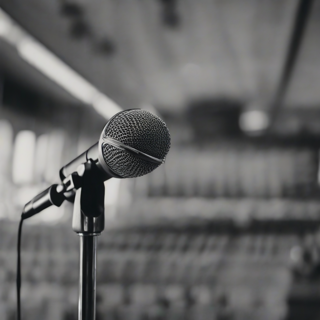 an image of a microphone by Générateur d'images par IA gratuit - Aucune connexion nécessaire✨ | AIGAZOU