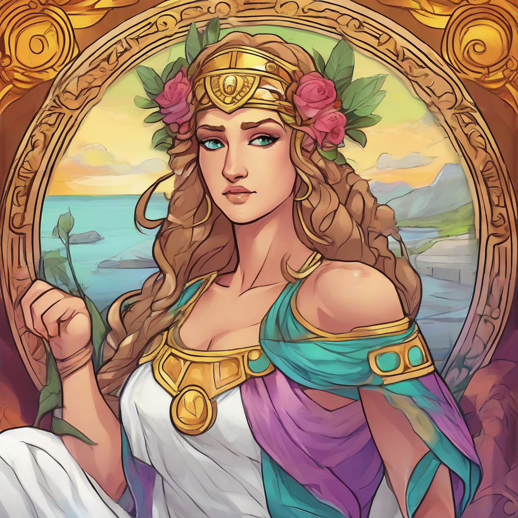 greek roman mythology hera board game character card by मुफ्त एआई छवि जनरेटर - बिना लॉगिन के✨ | AIGAZOU