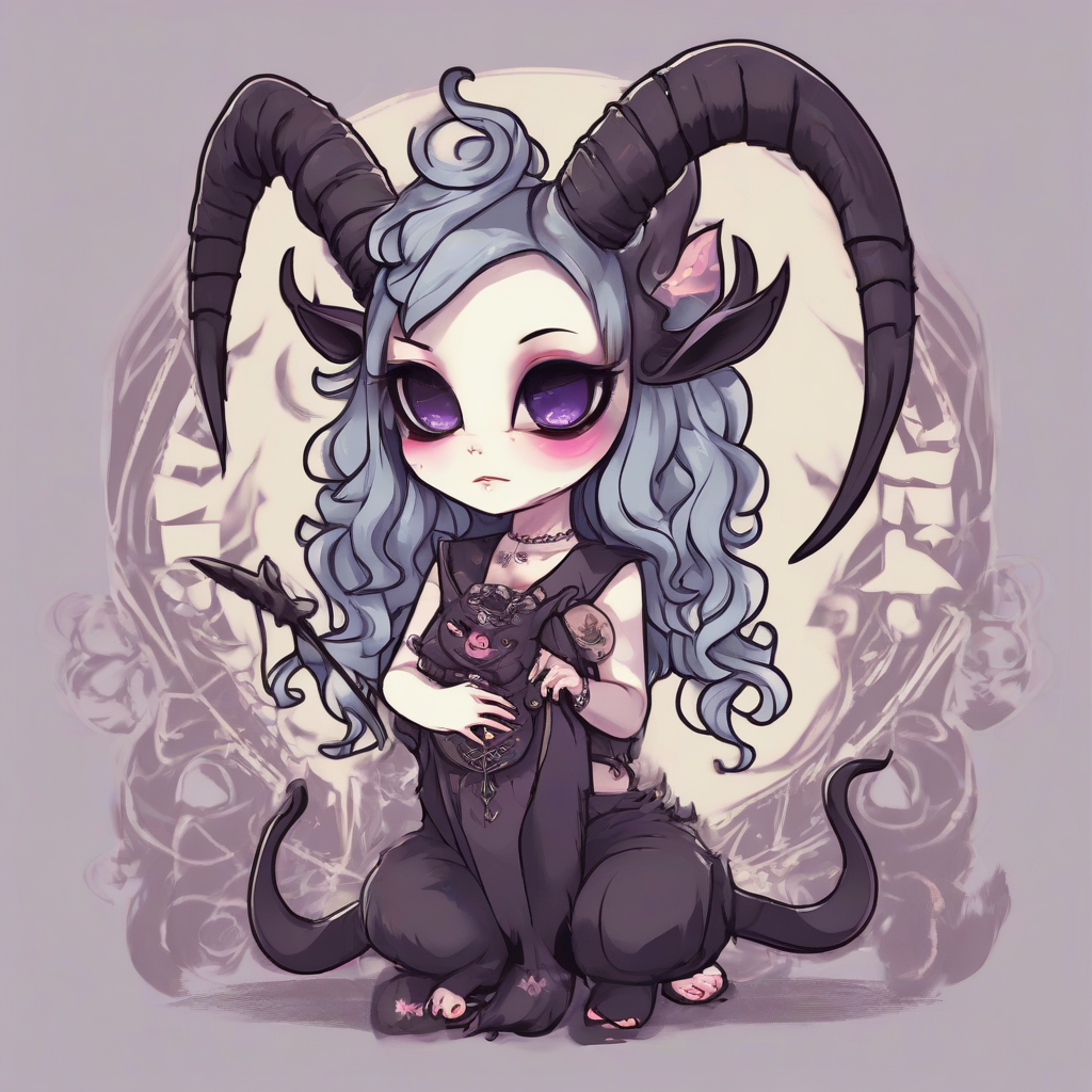 baphomet kawaii chibi by Générateur d'images par IA gratuit - Aucune connexion nécessaire✨ | AIGAZOU