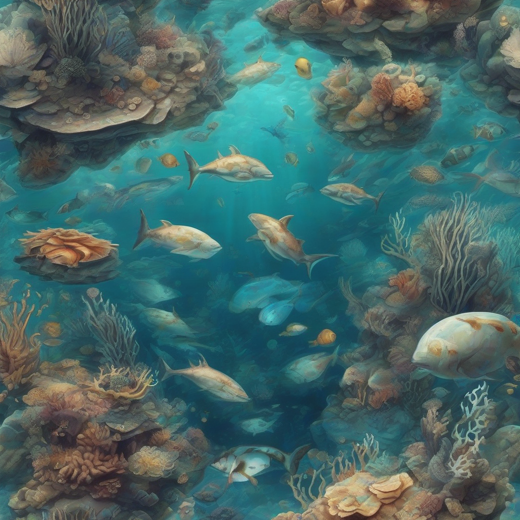 realistic fantasy underwater illustration by मुफ्त एआई छवि जनरेटर - बिना लॉगिन के✨ | AIGAZOU