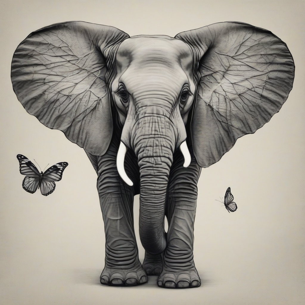 an elephant with butterfly wings by मुफ्त एआई छवि जनरेटर - बिना लॉगिन के✨ | AIGAZOU