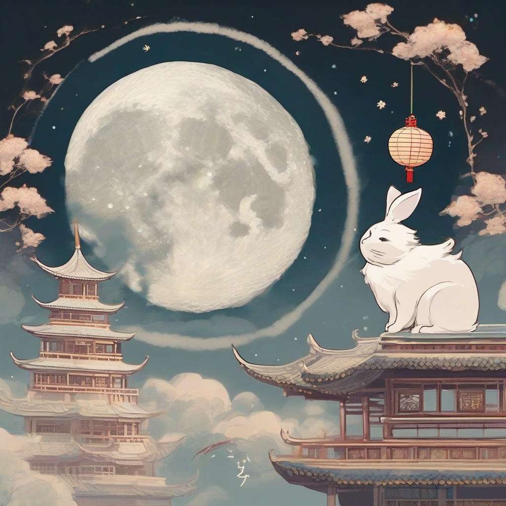 a mid autumn festival adventure to the moon by मुफ्त एआई छवि जनरेटर - बिना लॉगिन के✨ | AIGAZOU