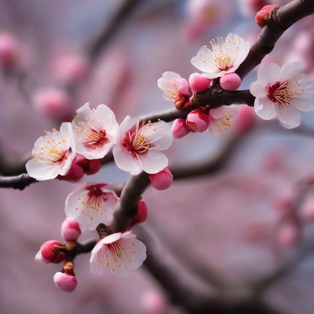 a photo like plum blossom by Free AI Image Generator & Maker - No login required✨ | AIGAZOU