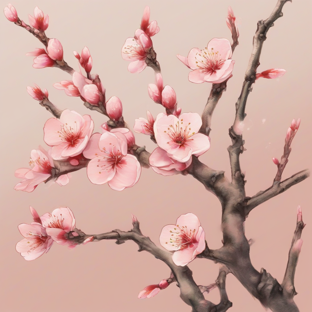 apricot blossom by मुफ्त एआई छवि जनरेटर - बिना लॉगिन के✨ | AIGAZOU