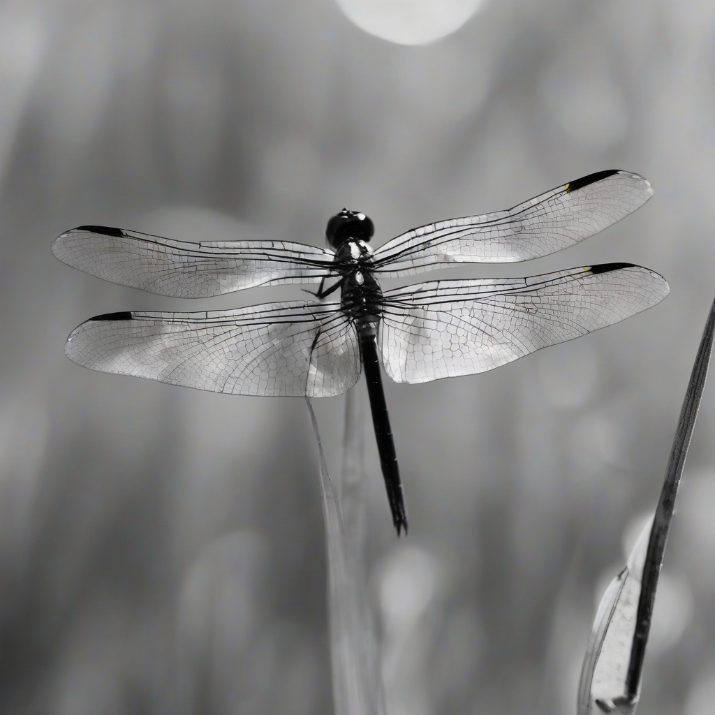 black and white dragonfly photo by मुफ्त एआई छवि जनरेटर - बिना लॉगिन के✨ | AIGAZOU