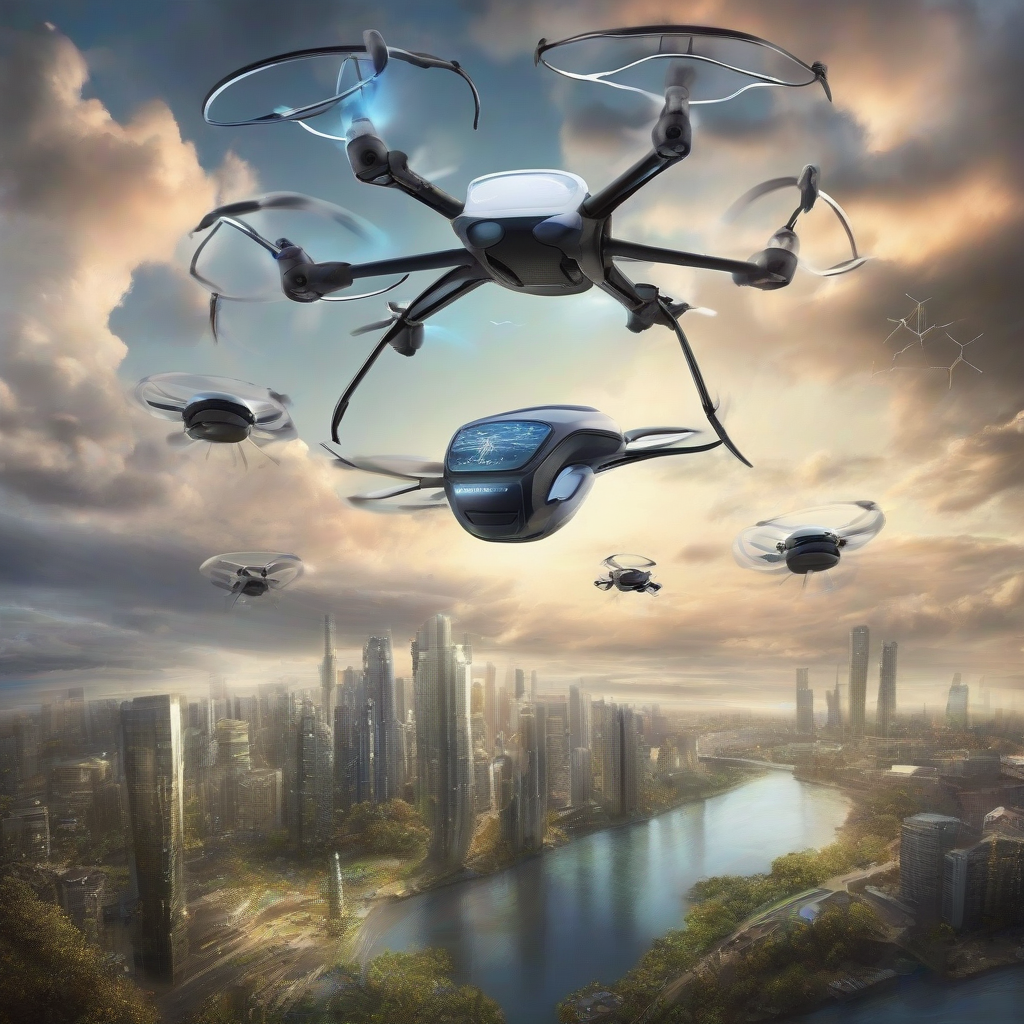 bio sky depicts drones ecosystems future by मुफ्त एआई छवि जनरेटर - बिना लॉगिन के✨ | AIGAZOU