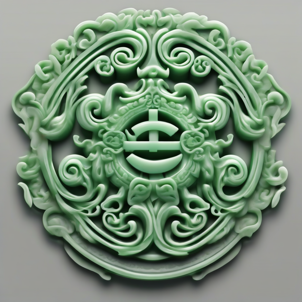 3d jade carving logo by मुफ्त एआई छवि जनरेटर - बिना लॉगिन के✨ | AIGAZOU