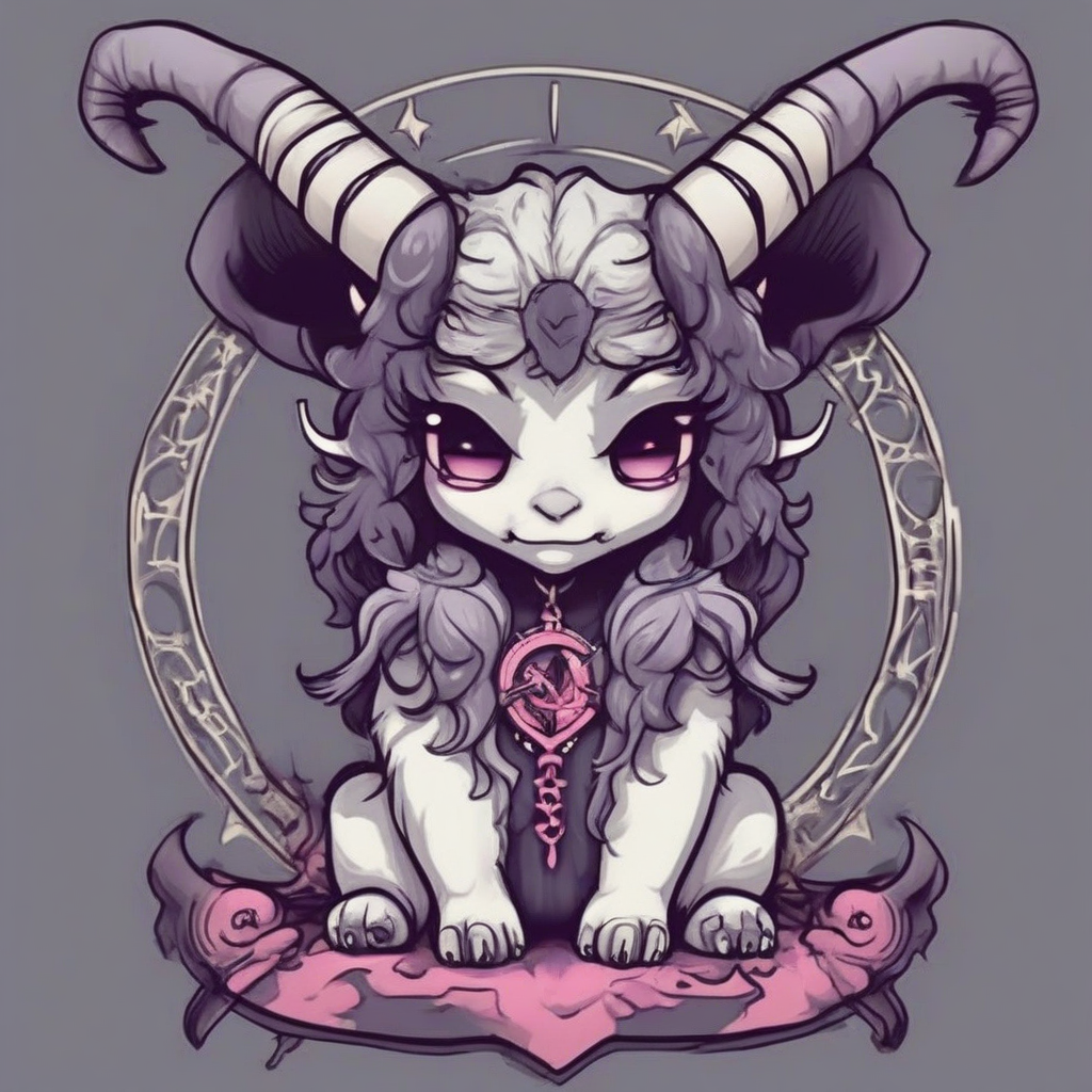 cute baphomet chibi by मुफ्त एआई छवि जनरेटर - बिना लॉगिन के✨ | AIGAZOU