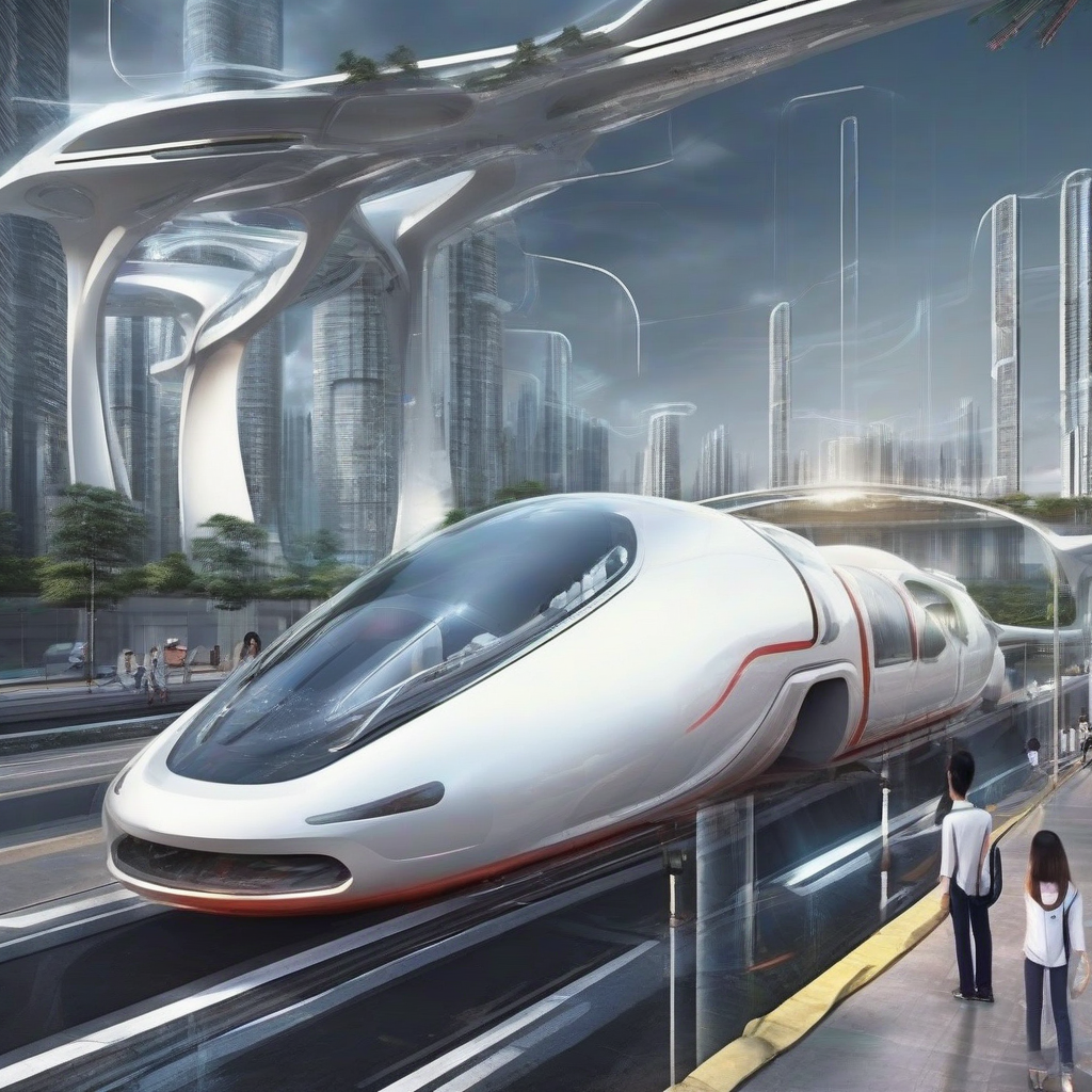 future technology transportation in china by मुफ्त एआई छवि जनरेटर - बिना लॉगिन के✨ | AIGAZOU