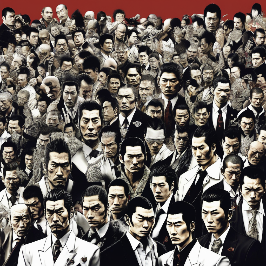 200 yakuza members by मुफ्त एआई छवि जनरेटर - बिना लॉगिन के✨ | AIGAZOU