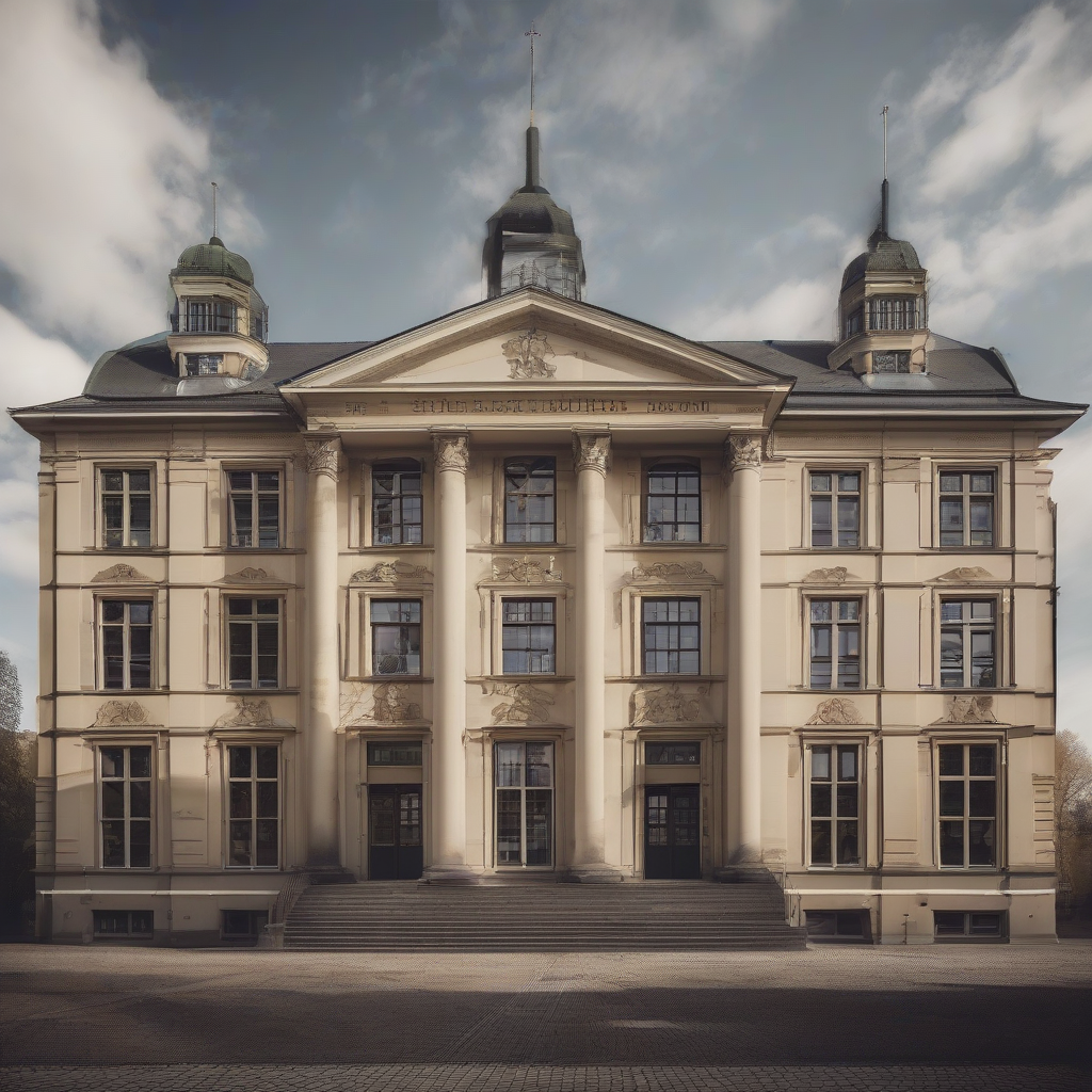 create image old private school stiftsgymnasium by Générateur d'images par IA gratuit - Aucune connexion nécessaire✨ | AIGAZOU