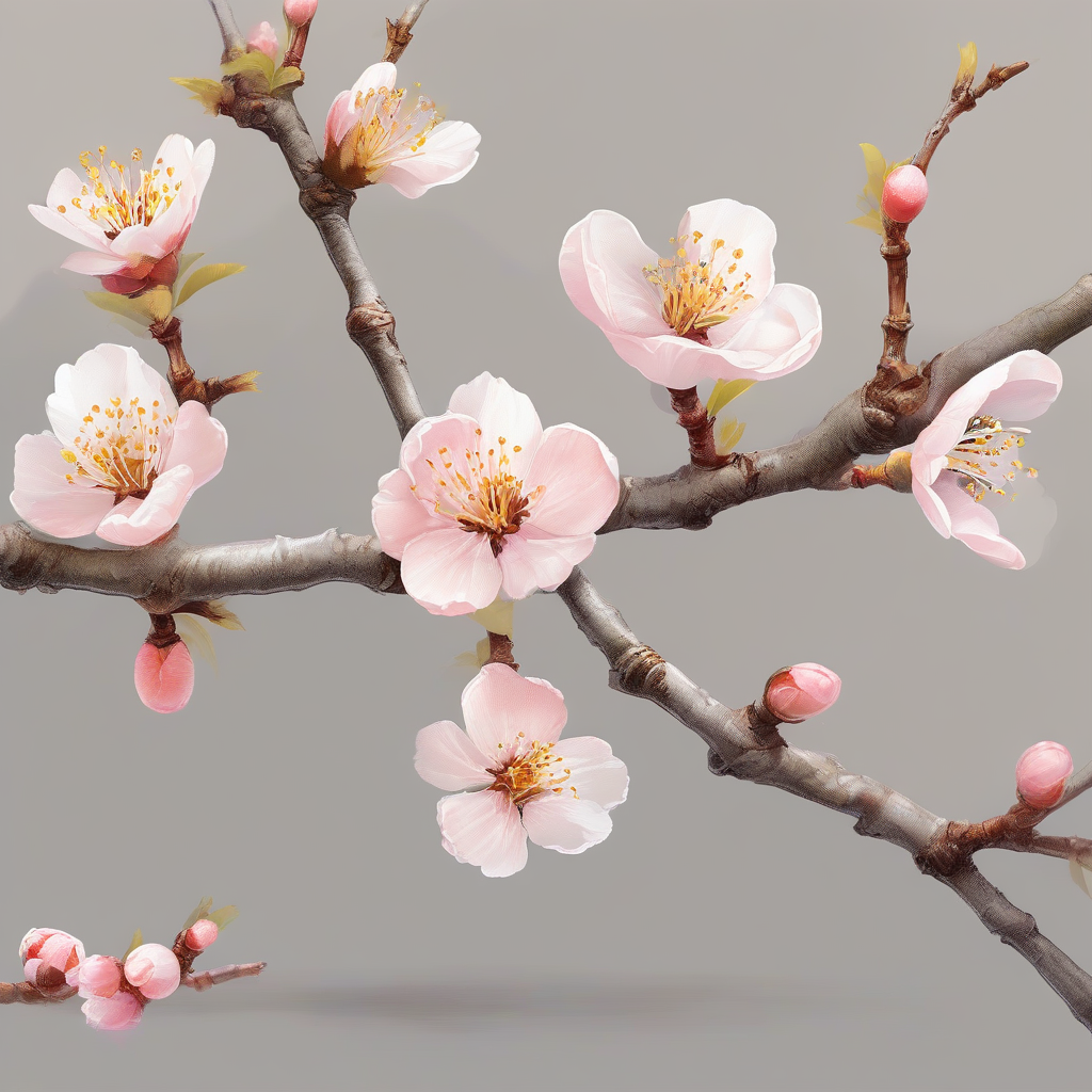 realistic apricot blossom please by मुफ्त एआई छवि जनरेटर - बिना लॉगिन के✨ | AIGAZOU