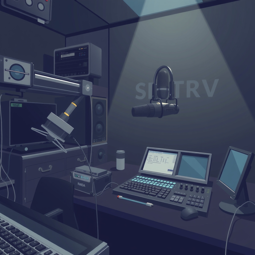 empty radio booth by Générateur d'images par IA gratuit - Aucune connexion nécessaire✨ | AIGAZOU